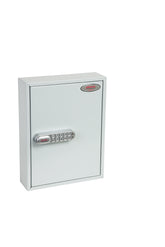 Phoenix Commercial Key Cabinet 42 Hook Electronic Lock Light Grey KC0601E DD